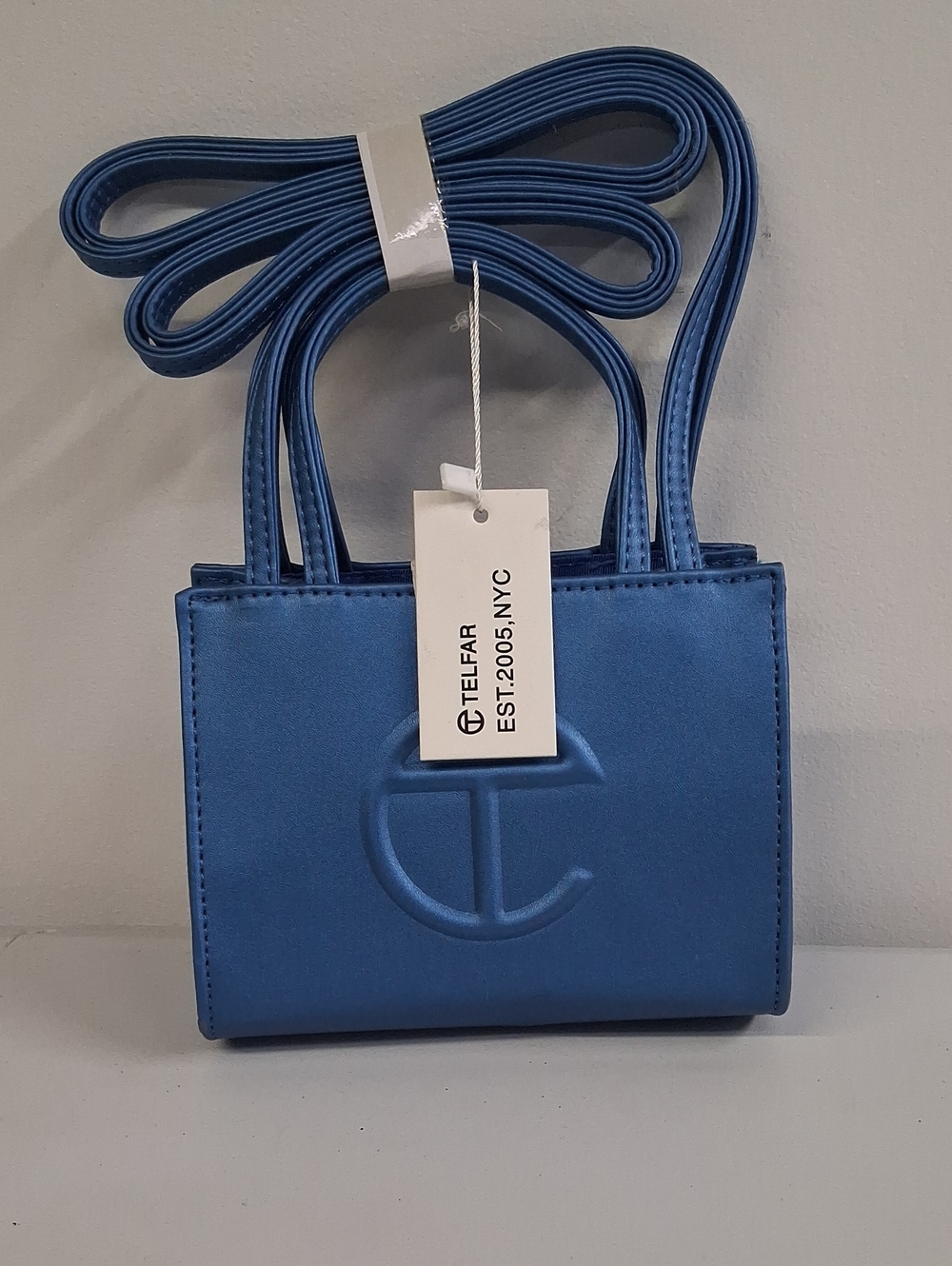 NWT Telfar Mini Crossbody Bag in Blue